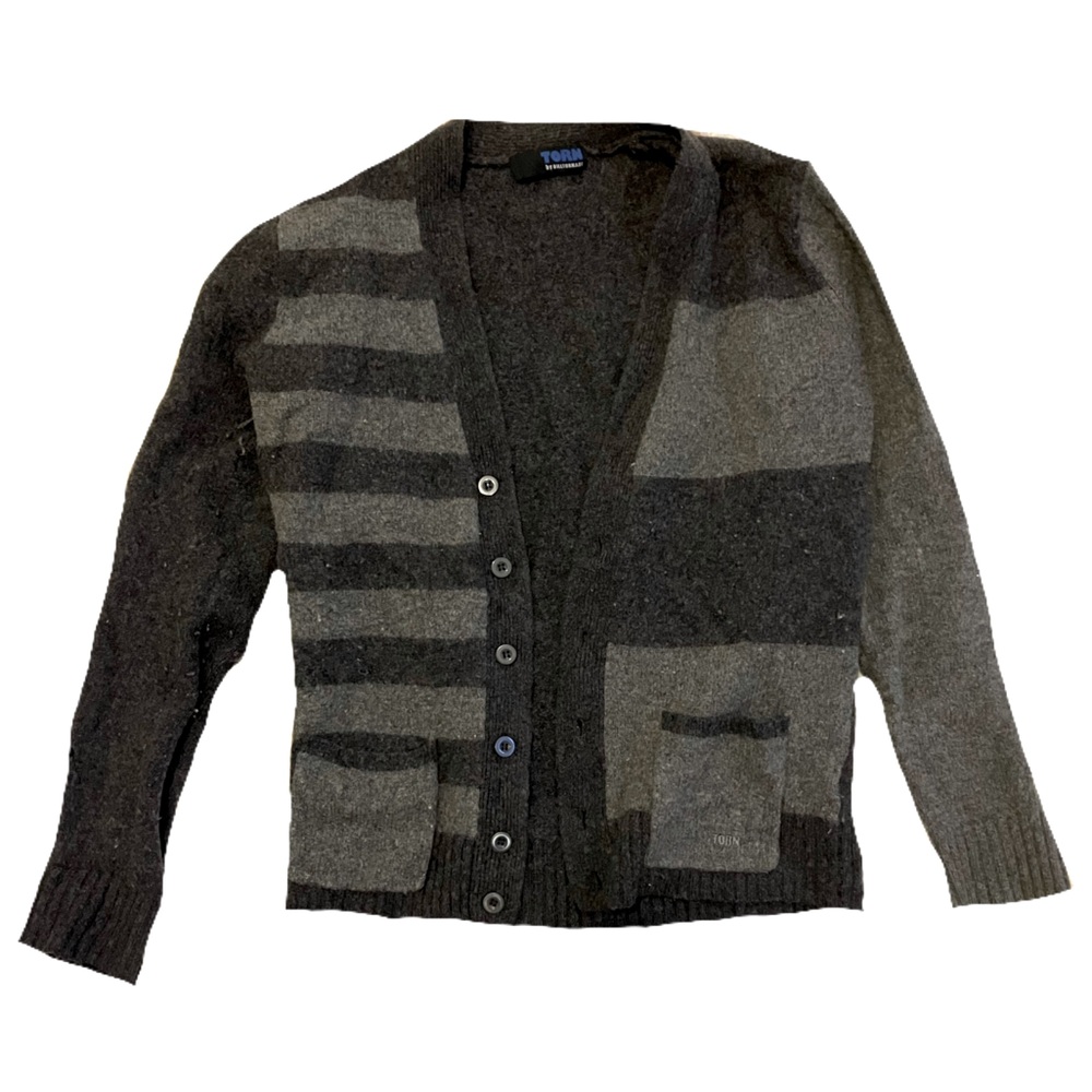Billtornade Men’s Small Gray Cardigan Jacket